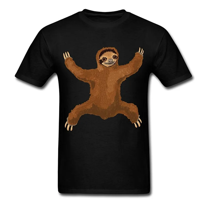 

Cheap Graphic Tees Men'S Short Sleeve Printing Machine O-Neck Printing Machine Crew Neck Sloth Love Hug T Shirts