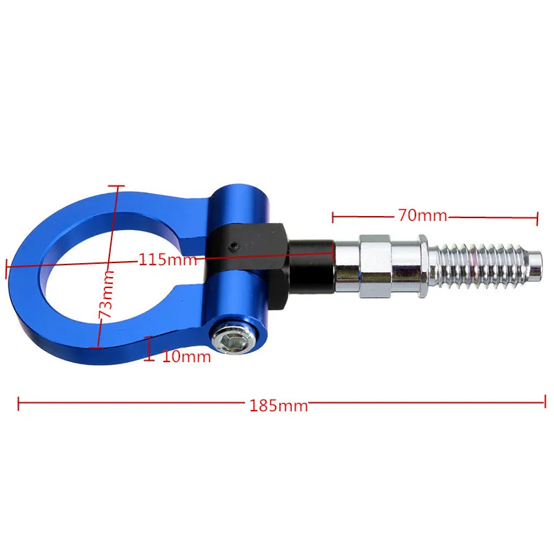 Спортивный Jdm Алюминиевый Forge передний буксировочный крюк для европейского автомобиля XC-TH003