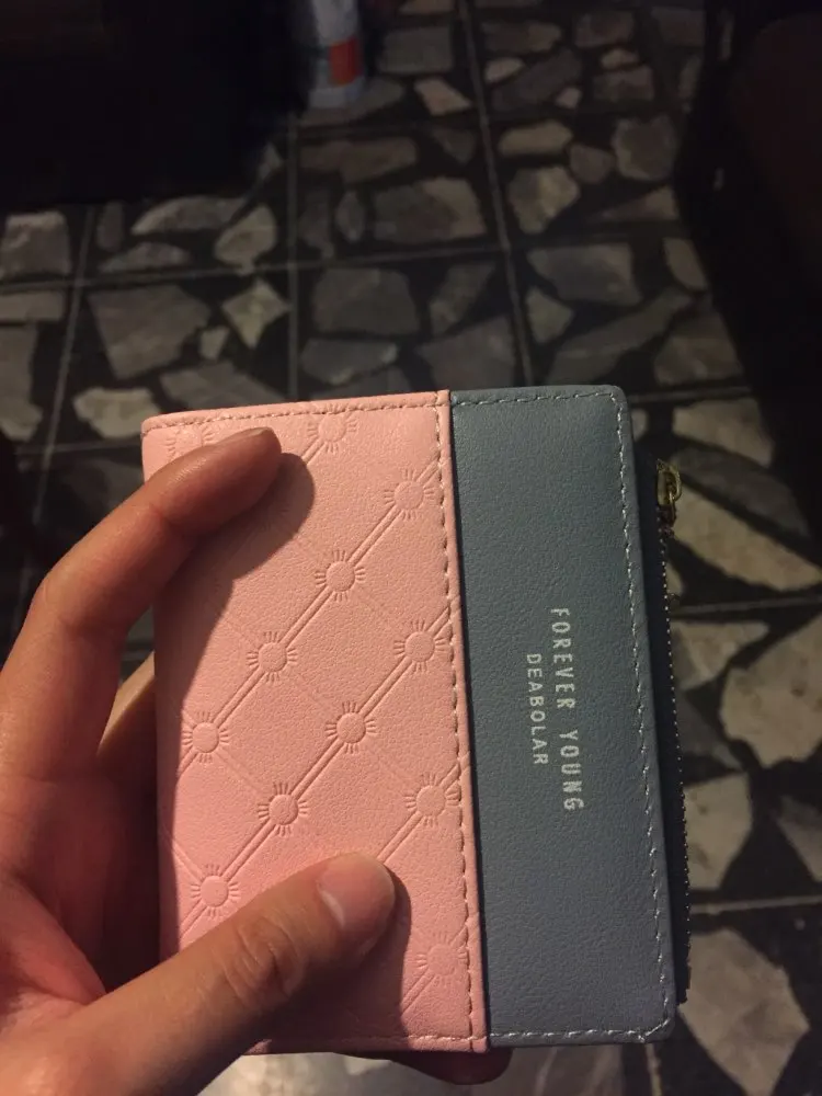 2019 New Women's Cute Fashion Purse Leather Long Zip Wallet Coin Card Holder Soft Leather Phone Card Female Clutch photo review