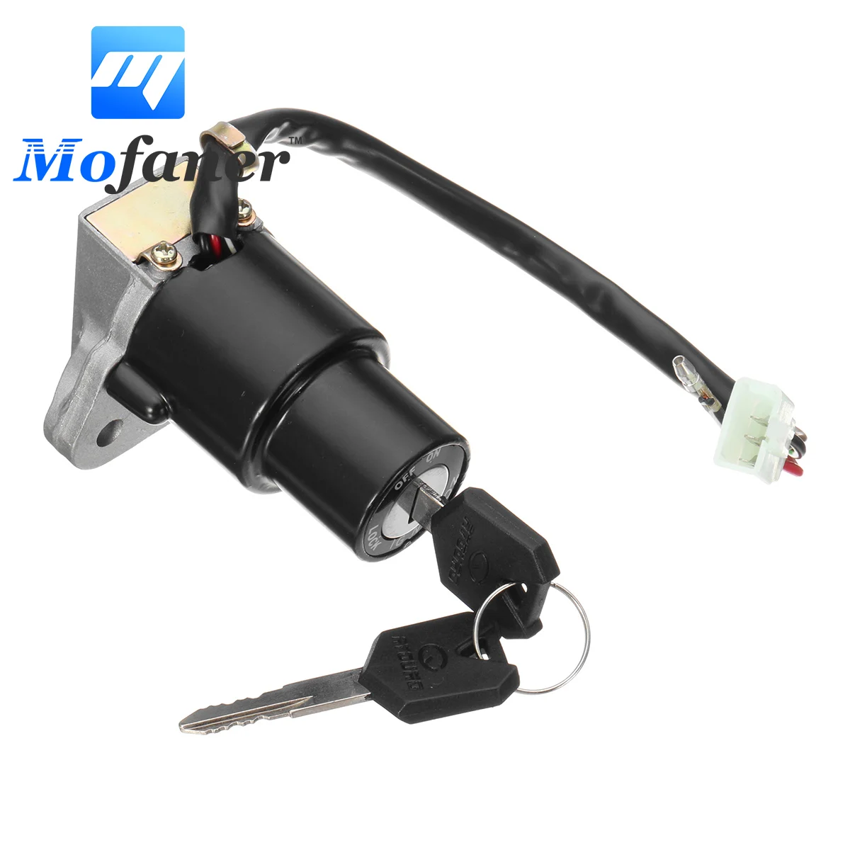 Motorcycle Ignition Switch Lock Assembly 3-Pin w/Keys Fit For YAMAHA DT 125 R/TZR 250/XT 350/XT 600