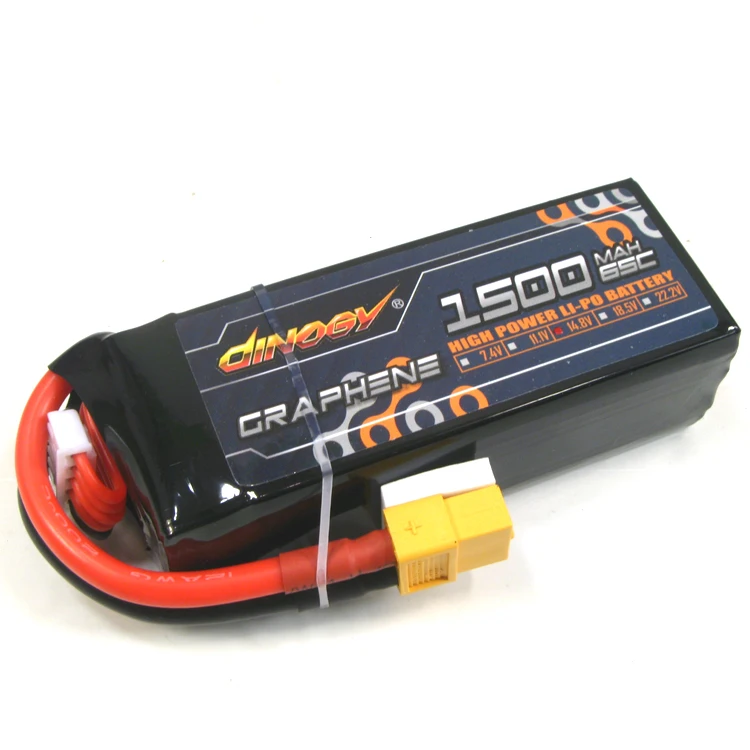 Литий ионный аккумулятор Giant Power DINOGY GRAPHENE 65C 14 8 в 1300 мАч 1500 с разъемом XT60 для FPV Racing