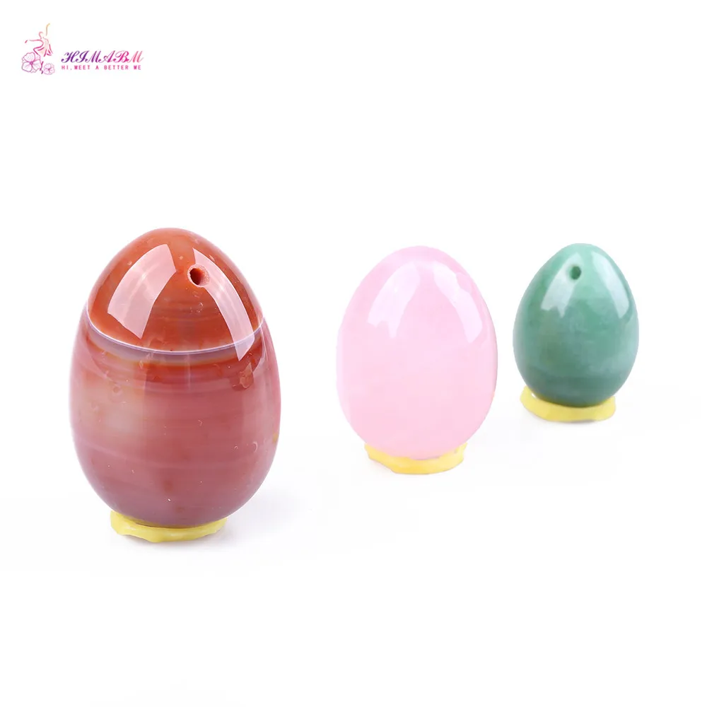 HIMABM 1 set jade egg for kegel exercise chakra massage pelvic floor muscles vaginal exercise yoni ben wa ball C HIMABM 1 set jade egg for kegel exercise chakra massage pelvic floor muscles vaginal exercise yoni ben wa ball C