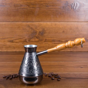 

VETTA TURK coffee 380ML a copper coffee pot tea service home kitchen utensils female children gift 847-035