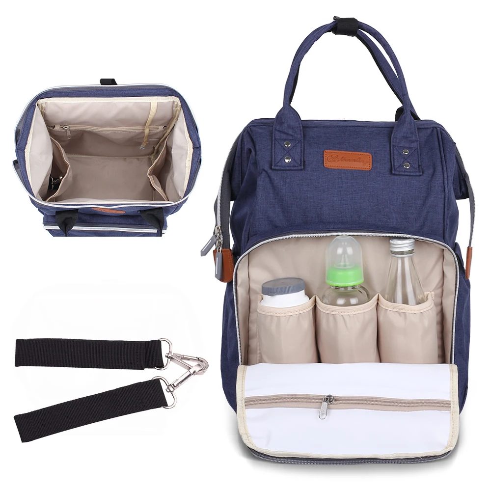 

ANKOMMING Upgrade Double Hook Mummy Bags Waterproof Diaper Bags Large Travel Backpack for Mom Stroller Organizer For Baby Care !