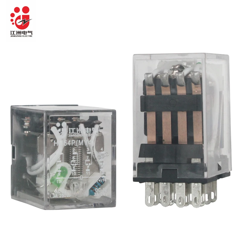 24VDC 24V 4 Парижская катушка мини-маленькое реле универсальное 14 игл контактный