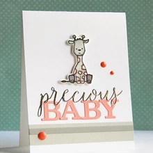 

Precious Words Letter Irregular Metal Cutting Dies Stencils for DIY Scrapbooking Photo Decorative Embossing Paper Cards New 2018