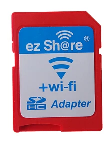 Новинка ezshare EZ share micro sd адаптер wifi беспроводной 16G 32G карта памяти TF MicroSD адаптер WiFi SD карта - Цвет: Красный