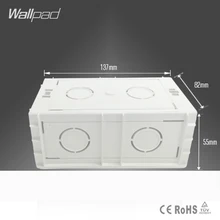 Wall-Mount-Box Cassette Wallpad for 146--86mm Wall-Switch And Socket Back-Box UK Universal