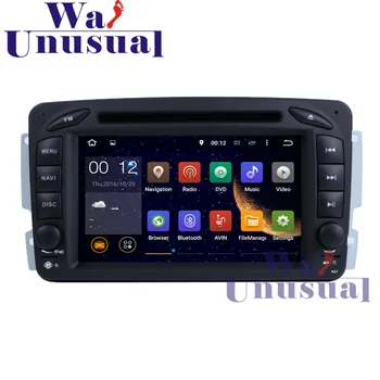 

WANUSUAL 7" Android 7.1 GPS Navigation for Mercedes Benz CLK W209 for Benz G Class W463 Radio Player with BT WIFI Quad Core 16G