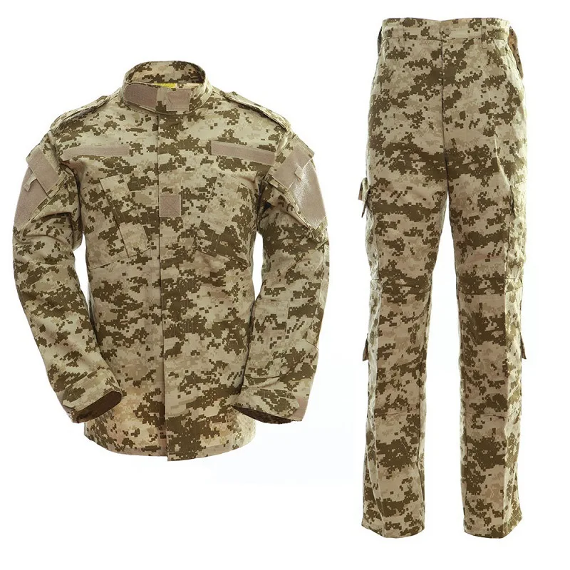 16 Color Military Summer Hunting BDU Field Uniform Camouflage Set Shirt Pants Men's Tactical Hunting Uniform Kryptek Typhon Camo - Цвет: 15