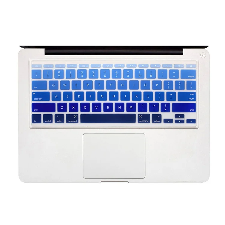 

English (US) Keyboard Cover Silicone Protector Compatible for MacBook Air 11 inch model A1370 A1465, Gradient Color