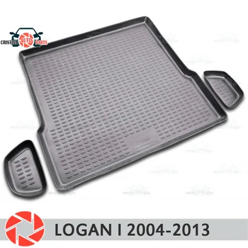 

For Renault Logan 2004-2013 trunk mat floor rugs non slip polyurethane dirt protection interior trunk car styling