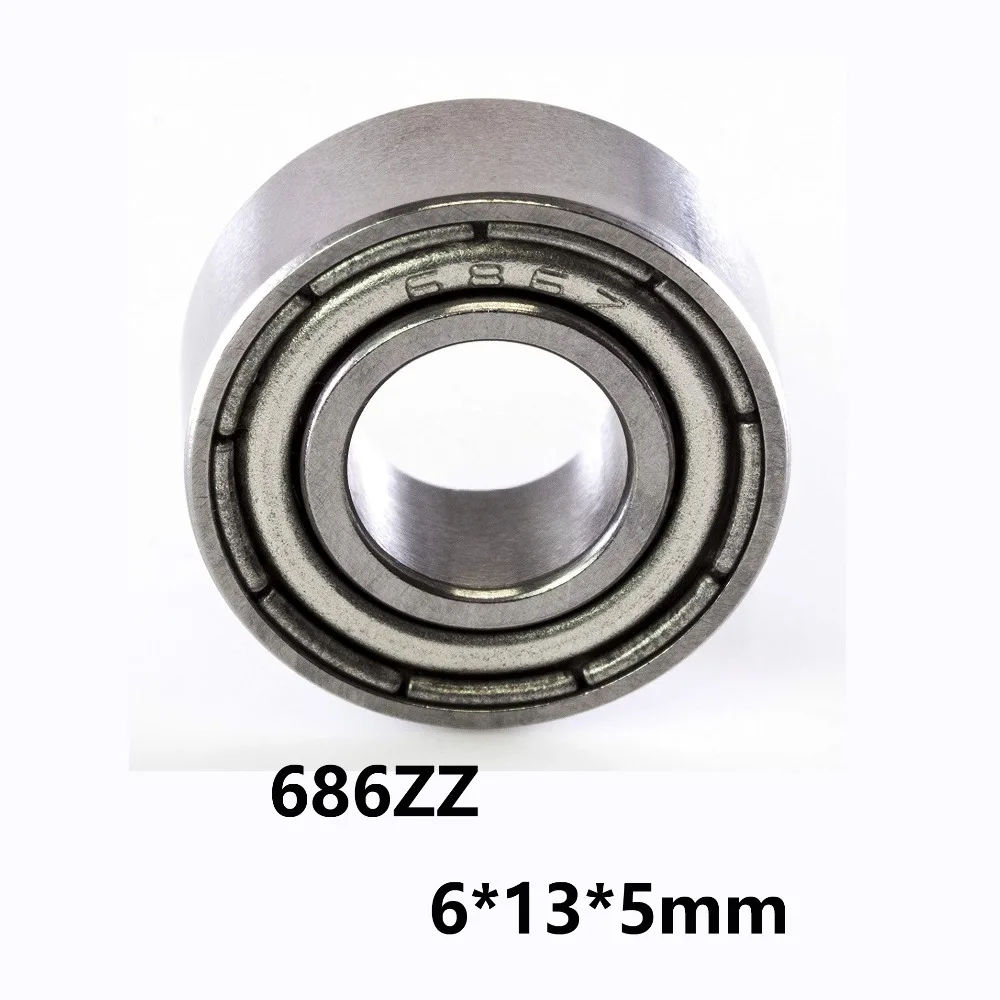 

3pcs/lot 686ZZ Deep Groove Ball Miniature Mini Bearings 686ZZ 686-ZZ 6*13*5mm 6*13*5 52100 Chrome Steel Material