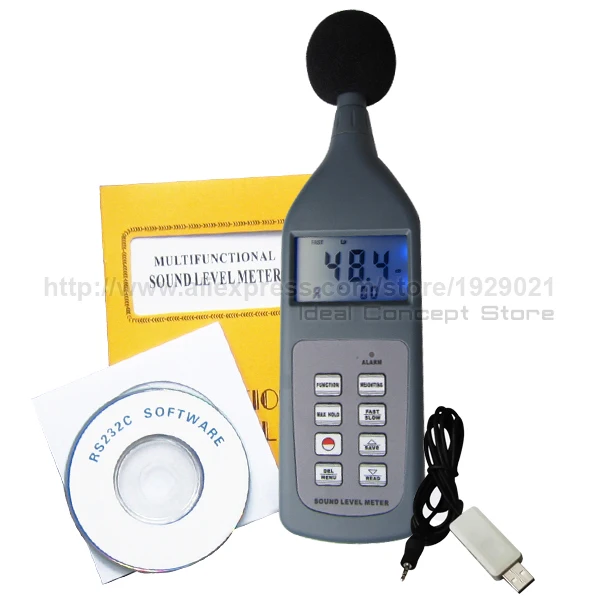 3-Ideal-Concept-Sound-level-meter-SL-5868P-CD-Set