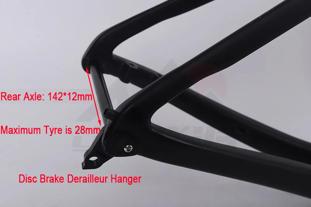 Clearance LEADXUS 2019 Newest CLR350X Disc Brakes Aero Carbon Fiber Racing Bicycle Frame Road Aero Racing Bike Frame 46/49/52/54/56/58cm 8