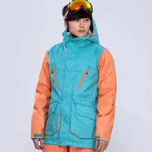 GSOU Снежный бренд Мужская лыжная куртка сноуборд куртка ветрозащитная Водонепроницаемая дышащая уличная Спортивная одежда Мужская Супер теплая одежда пальто