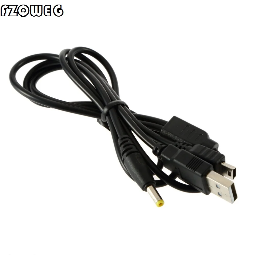

FZQWEG 1.2M Newest Charger Power 2 in 1 USB Data Charge Cable Cord for Sony PSP 2000 3000 Game Console