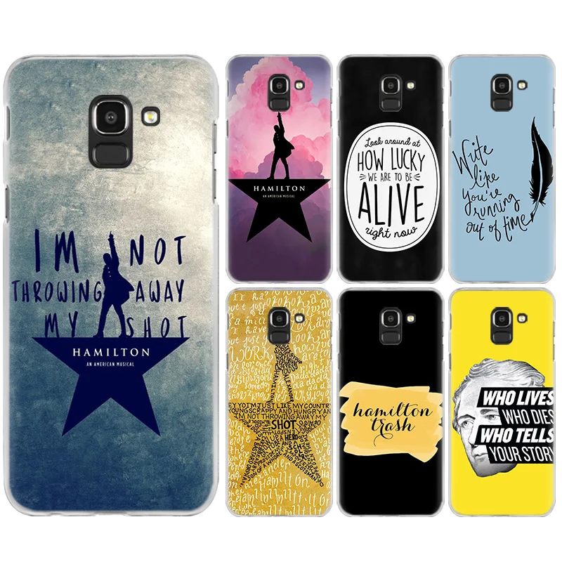 

Hamilton Musical Lyrics Case Cover for Samsung Galaxy A50 A20e A70 A40 A20 A6S A8S S10 S10e S105G Plus Hard Plastic Coque Capa