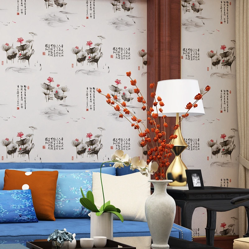 Classic Chinese Lotus Pond Fish Wallpaper Vintage Papel Mural Wallpapers Roll Flowers Room Wall Papers Home Decor Behang Qz067 Wallpapers Aliexpress Classic Chinese Lotus Pond Fish Wallpaper Vintage Papel Mural Wallpapers Roll Flowers Room Wall Papers Home Decor Behang Qz067 Wallpapers Aliexpress