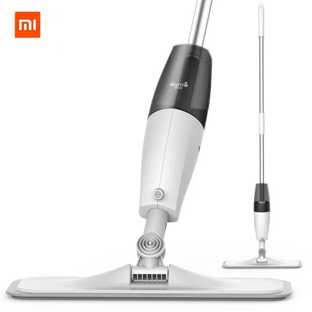 

Xiaomi Deerma Water Spray Mop Carbon Fiber Dust Cloth 360 Degree Rotating Rod 1.2m Mop Rod Only 0.75kg Easier For Cleaning