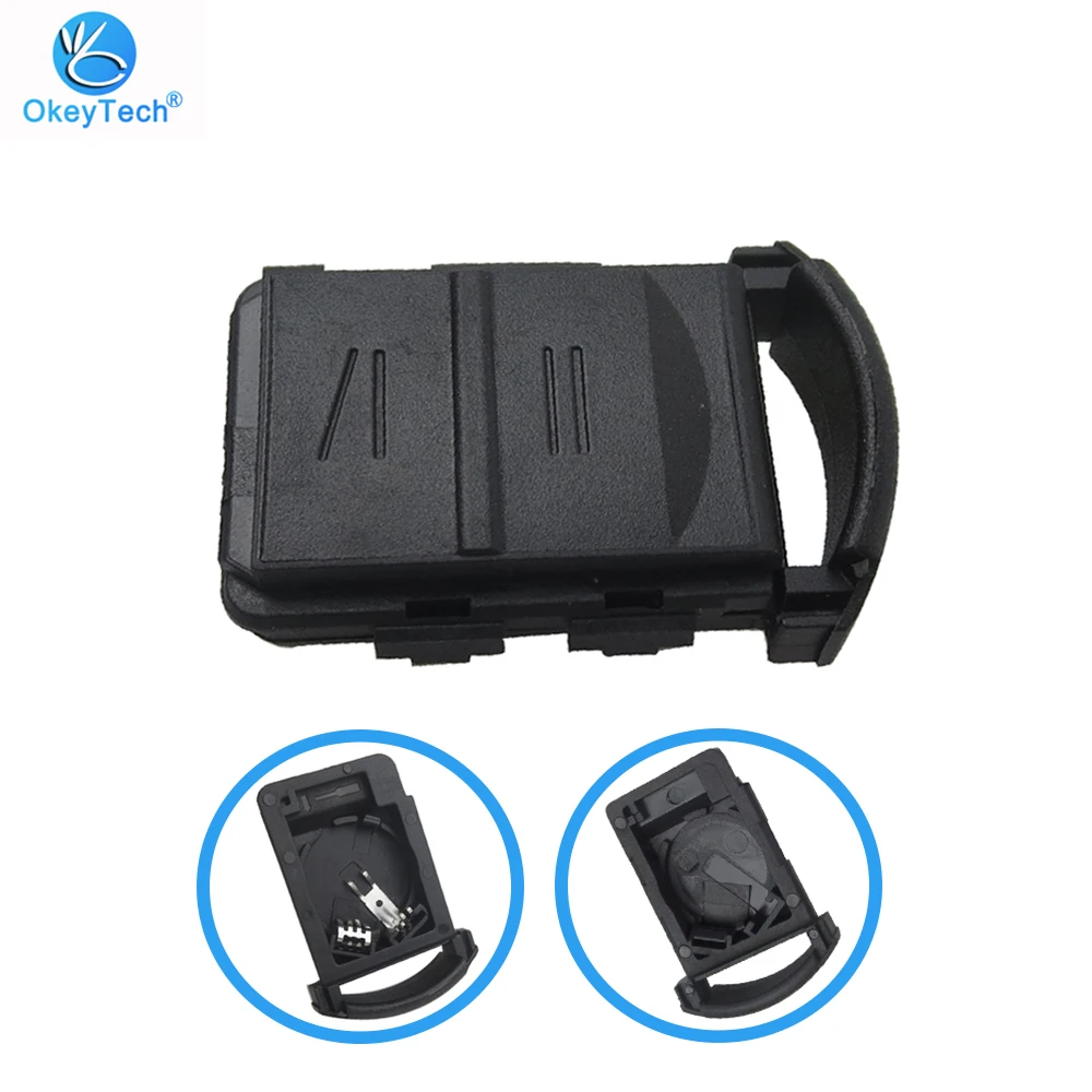 OkeyTech чехол для ключей Vauxhall Opel Corsa C Combo Tigra Meriva Agila брелка с ключом держатель 2 кнопки