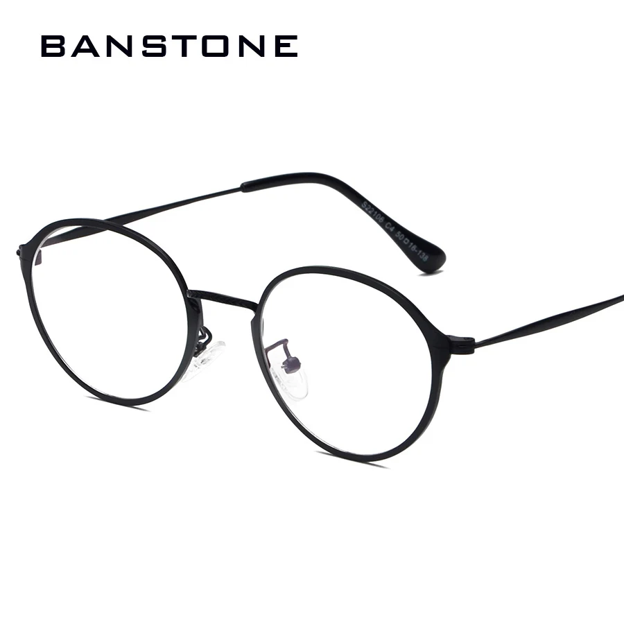 BANSTONE Fashion Eyewear Metalen Heren Bril Frame Clear Lens Bril Vintage Ronde  Brillen Nerd Bril Womens Lunette de vue|eyewear frames men|eyeweareyewear  accessories - AliExpress