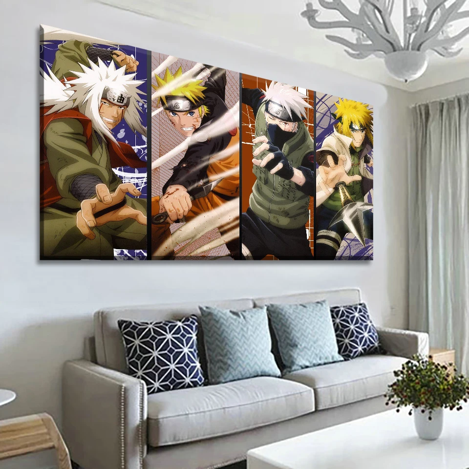 

1 Panel Naruto Shippuden Poster Modern Home Decorative Bedroon Wall Artwork Canvas HD Printing Types Animation Large Picture
