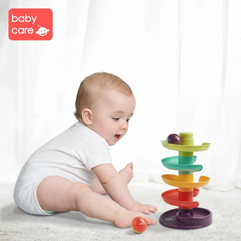 

Babycare Plastic Ball Track Game for Children Colourful Track Game Music Fun Toy Ball Intelligence Early Educational Toy