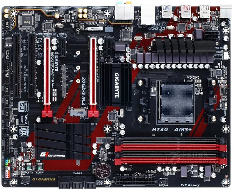 Б/у Материнская плата Gigabyte GA-990X-GAMING SLI 990X-GAMING AM3 + 990 USB3.0 SATA3 ATX | Компьютеры и офис