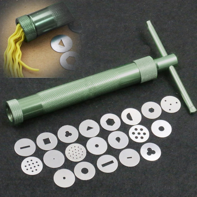 Stainless Steel Sugar Paste Extruder Craft Gun Tips Craft ...