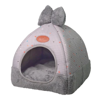 

Pet Dog Cat Bed Tent Triangle Soft Comfortable House 1 Pcs