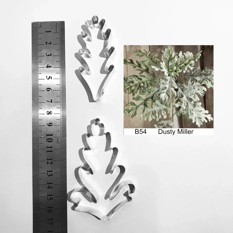 

Dusty Miller Leaf Full Set Cutters, Sugarcraft cutters,flower cutter, Clay tools,Clay flowercutters