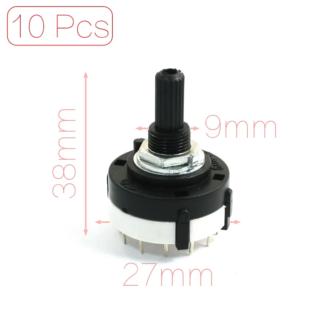 

3P4T 1 Deck Panel Wiring Rotary Switch Band Selector 3Pole 4 Position