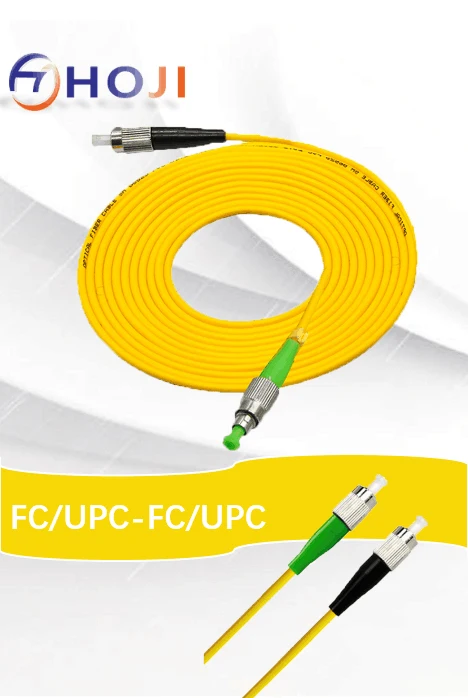 5 м FC/APC-FC/UPC Simplex 9/125 одномодовый волоконно-оптический кабель Соединительный шнур