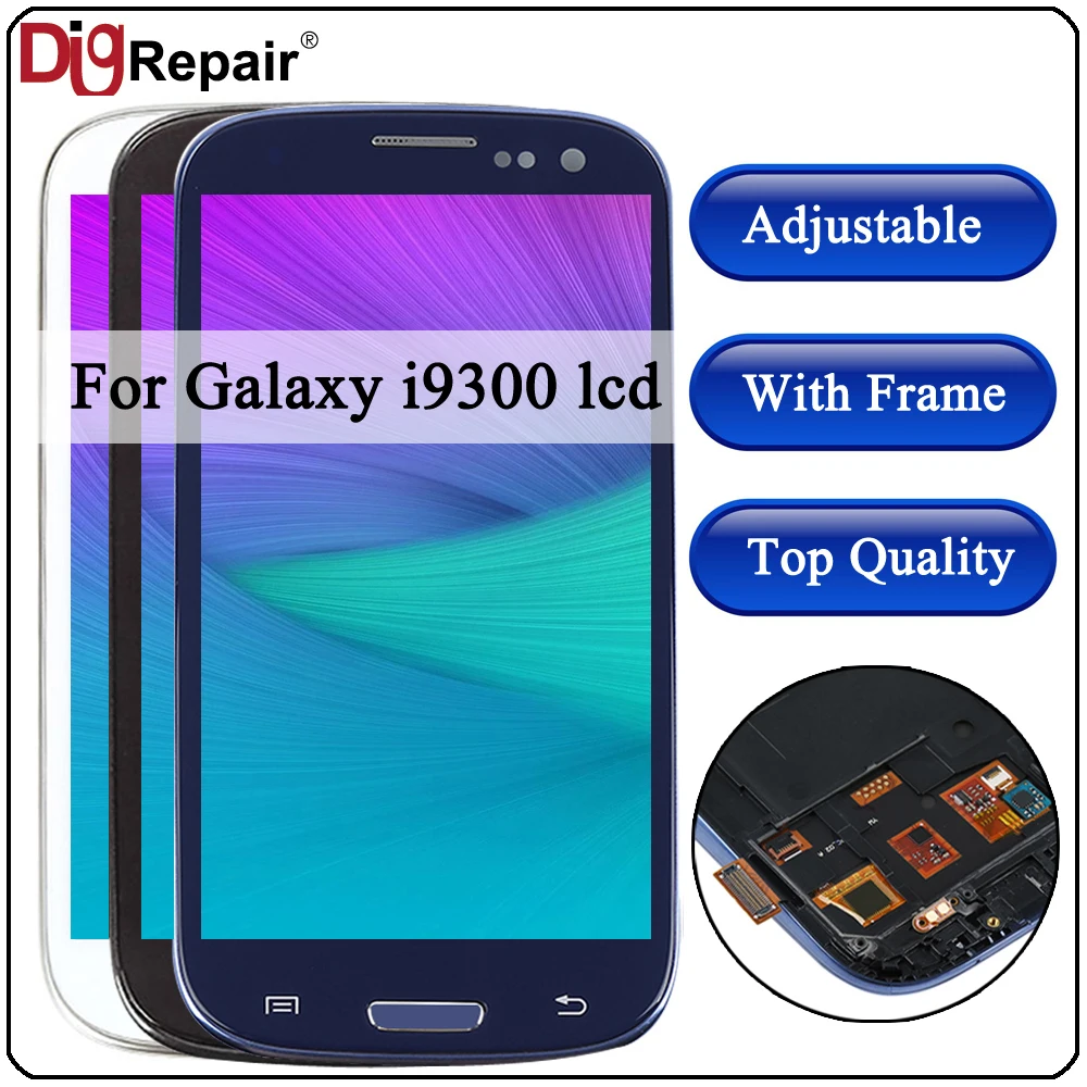 For Samsung Galaxy S3 i9300 LCD Display Touch Screen Digitizer with