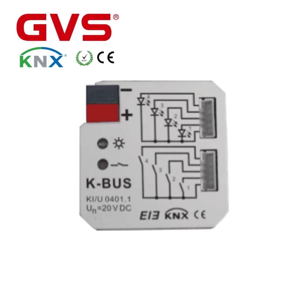

GVS KNX/EIB K-bus 4 folds universal interface in KNX smart Home Automation