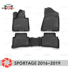 Коврики для Kia Sportage~, Нескользящие полиуретановые грязеотталкивающие аксессуары для салона автомобиля