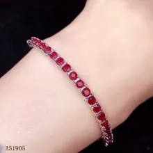 KJJEAXCMY boutique jewelry 925 sterling silver inlaid natural ruby female luxury bracelet support detection kjjeaxcmy fine jewelry 925 sterling silver inlaid natural ruby female bracelet beautiful support detection