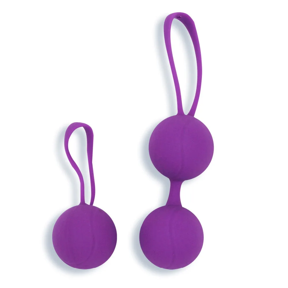 Kegel Balls Violet 100 original medical silicon kegel balls 3 in1 for