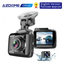AZDOME GS63H двойной объектив Встроенный gps Wi Fi FHD 1080P спереди + VGA сзади камера dvr автомобиля регистраторы 2160 P регистраторы Новатэк 96660 Dashcam