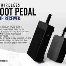 Премиальная квадратная ножная педаль(беспроводная