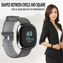Bluetooth Smart Bracelet Business font b Watch b font with Heart Rate and Blood Pressure Step