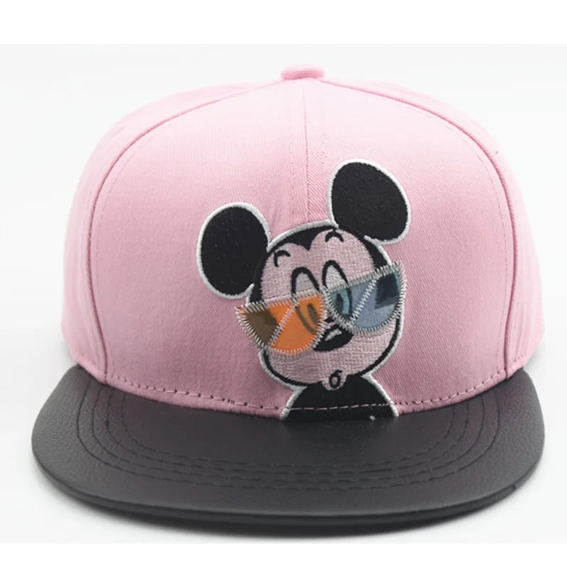 Cartoon Print Children Hat Cute Little Mouse Baseball Caps For Kids Boys Girls Handsome Str-Dance Hip Hop Cap Comfortable Caps
