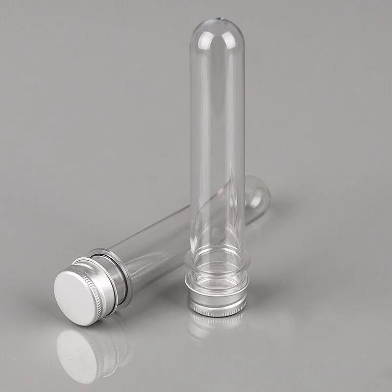 200pcs/Lot 40ml Plastic Tube Bottle Aluminum Screw Cap Empty Refillable