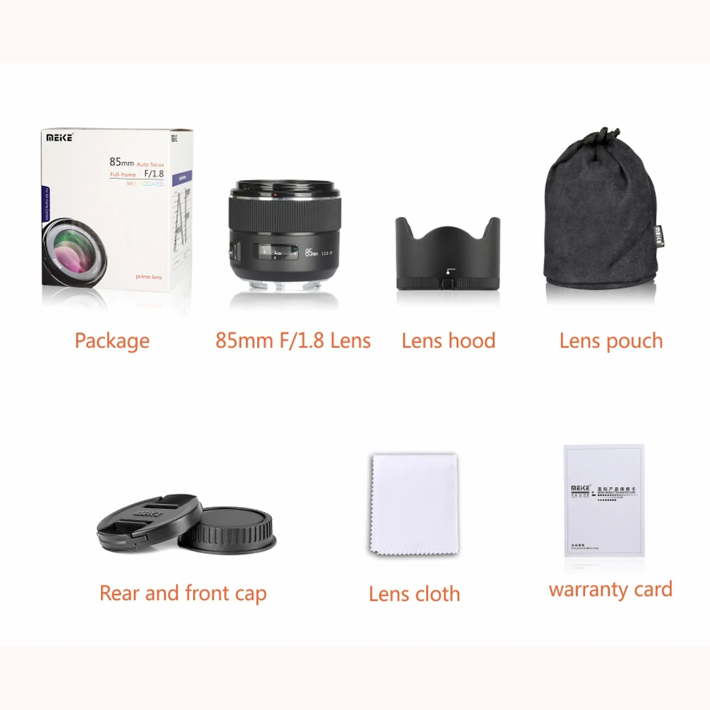 Meike 85mm F1.8 F/1.8 Auto Focus Full Frame Lens