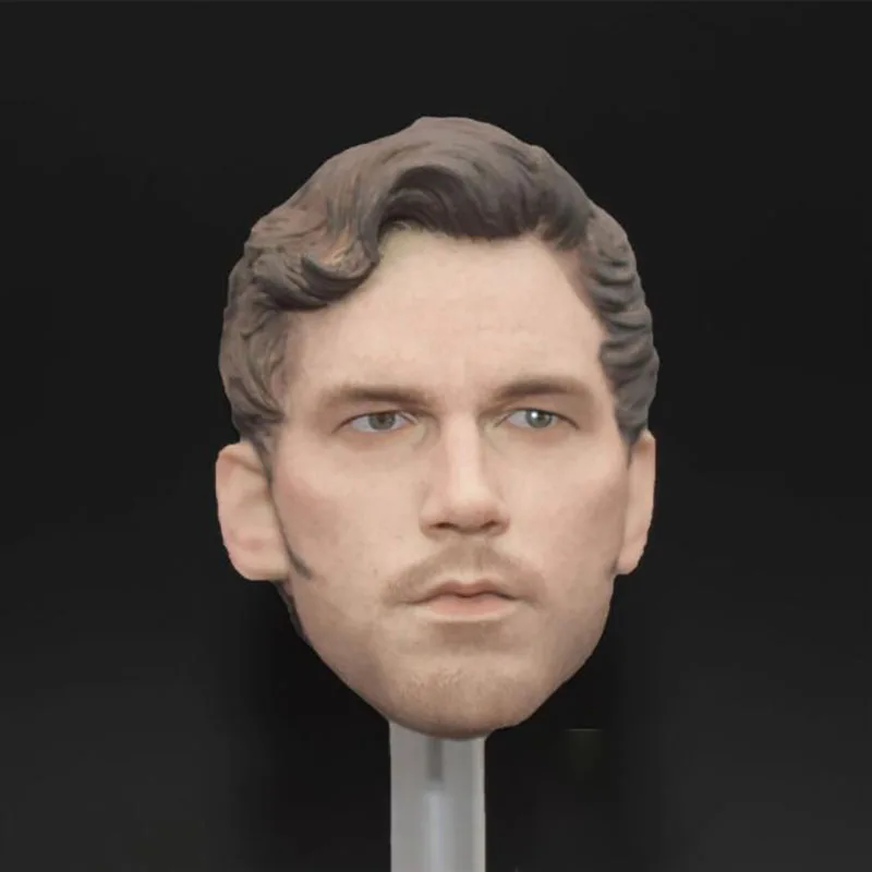 

1/6 Scale Galaxy Guard Star-Lord Peter Jason Quill Head Sculpt Male Man Version Model Short Hair Headplay for 12" Action Figure
