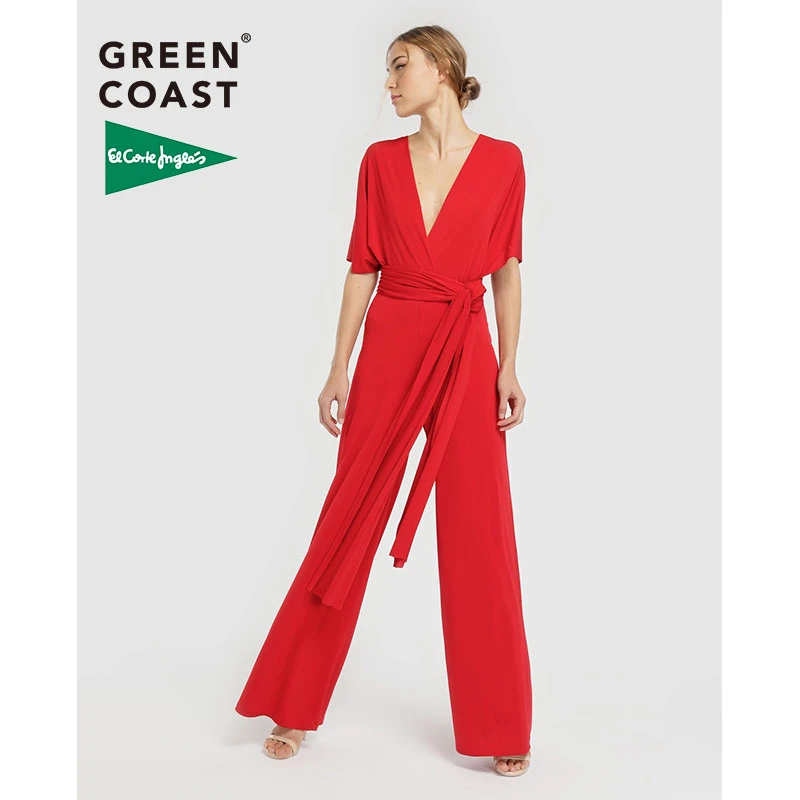 Sin aliento Confesión aspecto Green Coast mono largo mujer fiesta rojo escalonado pantalones Corte ancho  multiposición elegante moda de verano mujeres El Corte Inglés|Overoles y  mamelucos| - AliExpress