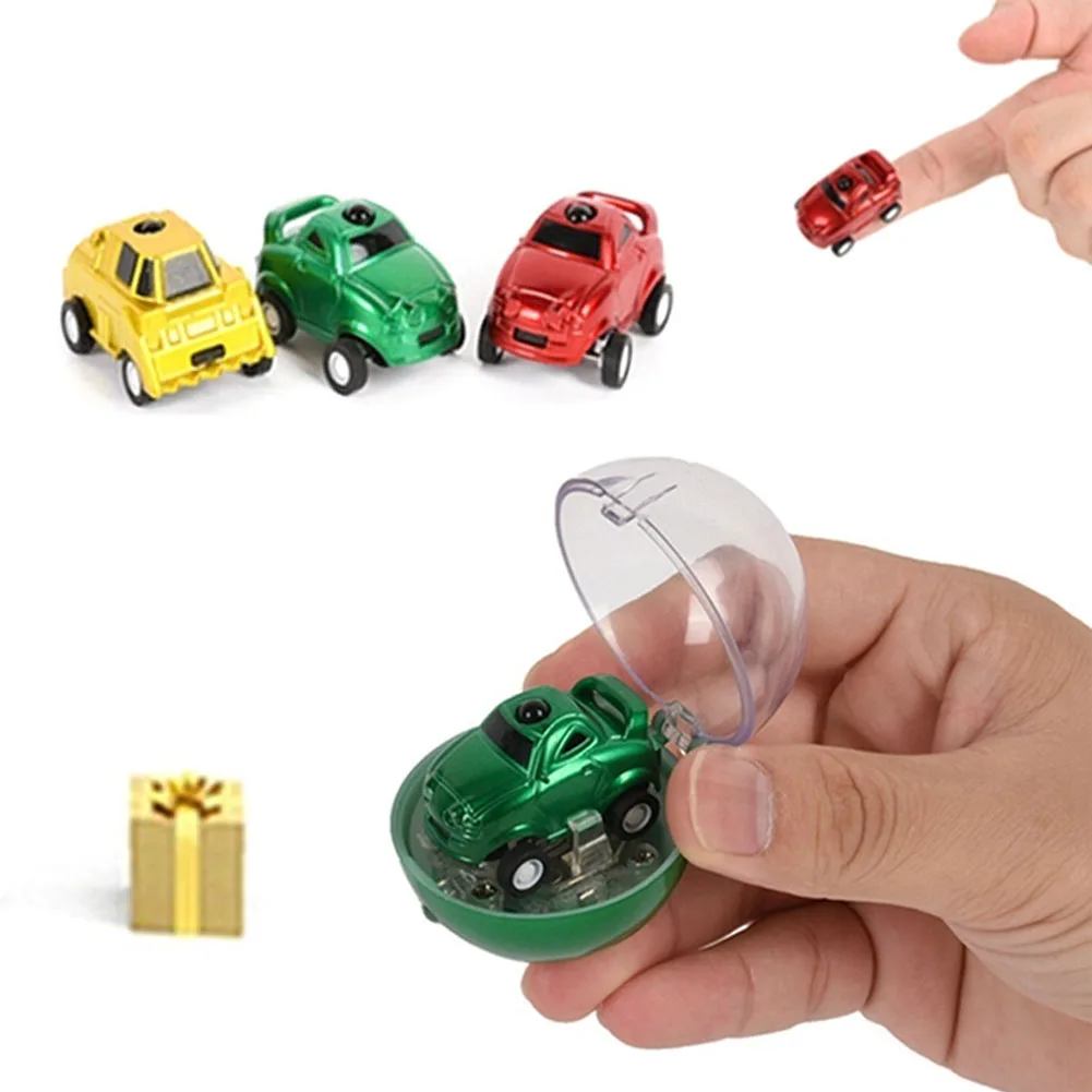 

Mini RC Car Radio Remote Control Micro Racing Car In Egg Shape Box Funny Sports Car Toy For Boys Color Random 3.5x2x1.8cm