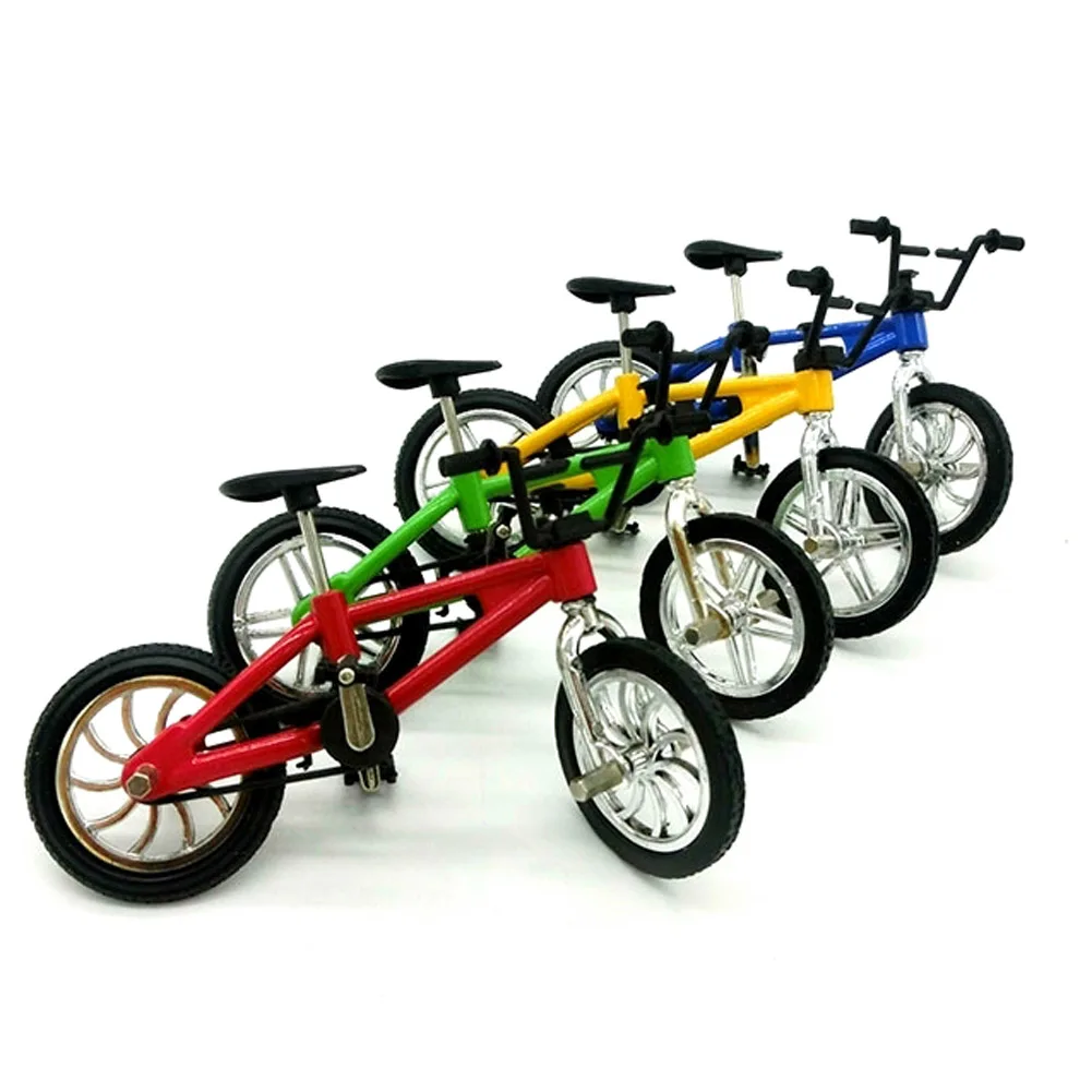 Simulation Alloy Finger bmx Bikes Children Mini Size Green fingerboard
