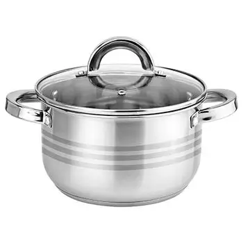 

PAN "VETTA" With glass. COVER, induction utensils, knife, tool, woman, high quality, set 822-114 \115